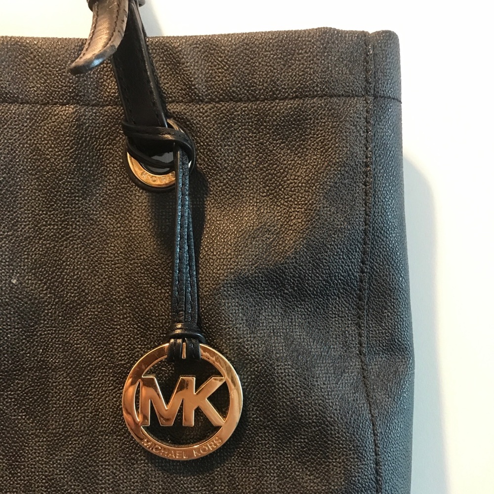 Michael Kors Large Black Logo Tote